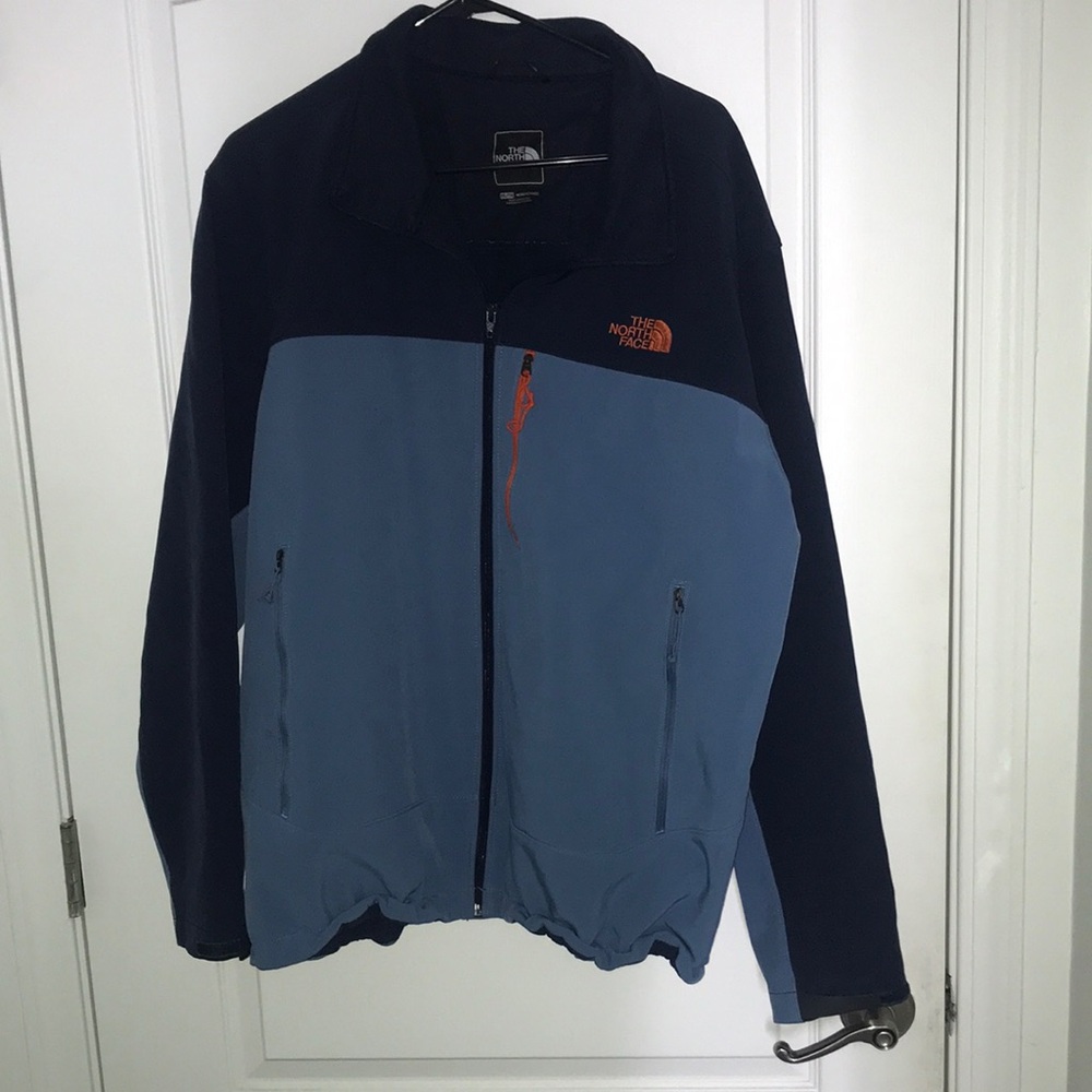 The North Face Men’s Two-Tone Blue Softshell Jacket